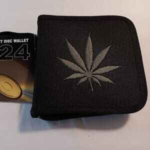 Pot leaf CD wallet NEW